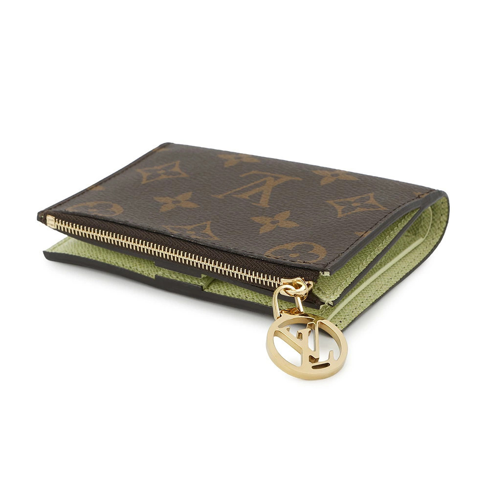 Louis Vuitton Wallet Portefeuille Monogram Bi fold Lisa Brown